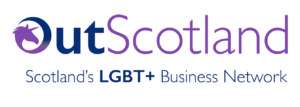 OutScotland logo Colour and tag